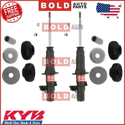 KYB FRONT RIGHT & LEFT STRUTS WITH MOUNTS KIT SET For Honda Accord 1986-1989 - Image 1 of 3