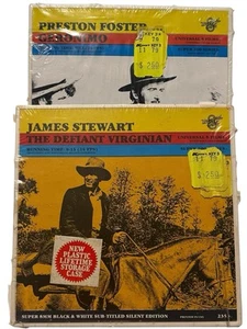 Defiant Virginian Geronimo Super 8mm Lot Jimmy Stewart Preston Foster Sealed - Bild 1 von 6