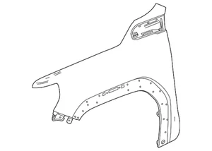 Genuine GM Fender 84581169 - Picture 1 of 3