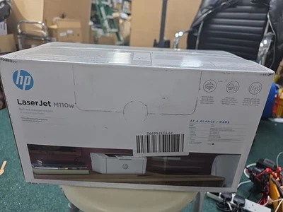 HP LaserJet M110w Wireless Black & White Laser Printer - Image 1 of 4