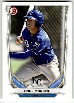 Bola de beisebol 2014 Bowman Draft #TP-6 Raul Mondesi Top Prospects Kansas City Royals - Imagem 1 de 2