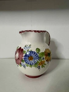 Gmundner Keramik blumen, Krug Wiener Form, 1 l - Picture 1 of 6