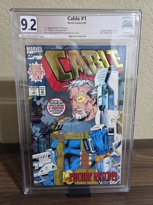 STAN LEE SIGNED CABLE #1 9.2 FIRST CABLE OWN TITLE - Image 1 of 4