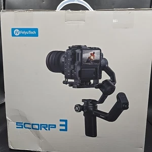 Feiyu SCORP 3 Camera Gimbal Stabilizer w/ Detachable Remote Handle & AI Tracking - Picture 1 of 14