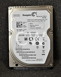 XDNFF 0XDNFF Dell 250GB 7200RPM 3Gb/s 2.5" SATA Laptop Hard Drive ST9250410AS - Picture 1 of 2