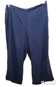 Added Dimensions Exclusively For Catherines 4X Plus Navy Blue Rhinestones Pants - Bild 1 von 17
