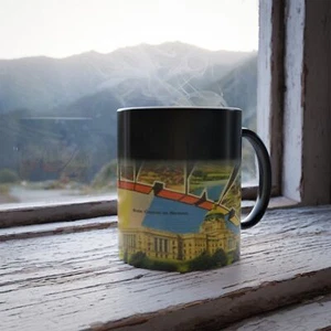 Color Changing! Greetings From Montana ThermoH Morphin Ceramic Coffee Mug - Picture 1 of 9