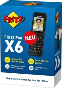 AVM FRITZ! Fon X6 Telefon bezprzewodowy - Czarny - Zdjęcie 1 z 3