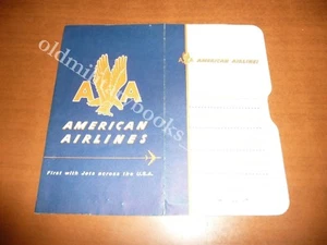 AMERICAN AIRLINES AA 1959 VECCHIO BIGLIETTO VINTAGE AIRLINE TICKET FLUGTICKET - Imagen 1 de 1