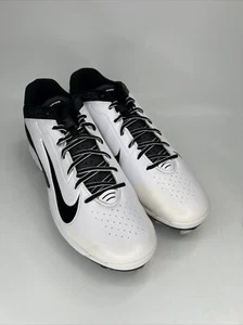 Nike Huarache Mens Black & White Metal Baseball Cleats Size 13.5 NWOB 599233-101 - Picture 1 of 8