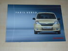 44925) Toyota Yaris Verso Prospekt 09/1999