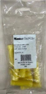CONECTORES DE EMPALME MASTER ELECTRICIAN BUTT CABLE TAMAÑO 4 CALIBRE 10 PAQUETE STOCK 554025 - Imagen 1 de 2