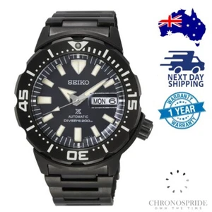 SEIKO Prospex Monster SRPD29 Mens Black Stainless Steel Automatic Watch - Picture 1 of 5