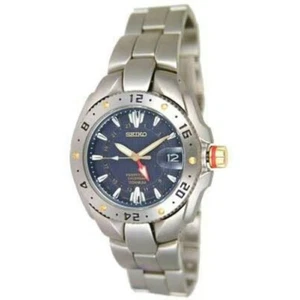 Brand New Seiko Perpetual Calendar SLT046 SLT046P1 Dark Gray Dial Titanium Bezel - Picture 1 of 2