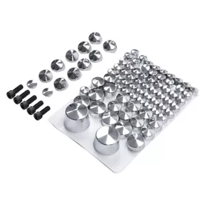 Chrome Topper Bolt Cap Cover For Harley Softail Rocker Fatboy Twin Cam 2007-2013 - Picture 1 of 5