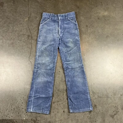 Pantalones Billy The Kid Juveniles 10 Azul Pana Bootcut Años 80 De Colección EE. UU. Usados Foto 1 de 4