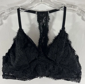 No Boundaries NOBO Women’s Size M Black Lace Adjustable Ladies Bralette EUC - Picture 1 of 4
