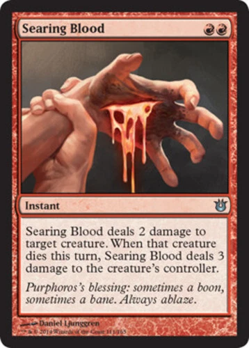 Searing Blood - Foil Born of the Gods Near Mint, Korean - MTG - Image 1 of 1