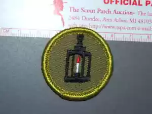 Insignia de Mérito Boy Scout Metal trabajo circa '59-'69 2975M - Imagen 1 de 1