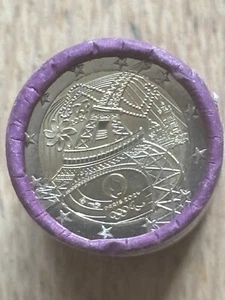 Pièce Monnaie 2 Euros France Paris Flamme Olympique 2024 JO UNC Issue De Rouleau - Imagen 1 de 6