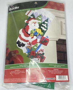 Bucilla SANTA'S BRIEFKASTEN Filz Weihnachten Strumpf Kit NEU 86576 18" - Bild 1 von 9