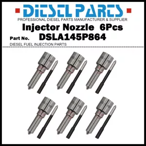 6Pcs Injector Nozzle 0433175232 DSLA145P864 fit BMW E38 E39 530D 730D 0445110029 - Picture 1 of 7