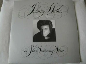 JOHNNY MATHIS THE FIRST 25 YEARS THE SILVER ANNIVERSARY ALBUM 2X VINYL 1981 EX - Picture 1 of 7
