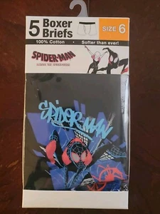 Boy's Spider Man Across The Spider-Verse Boxer Briefs Multicolor 6 - Picture 1 of 3