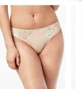 INC International Concepts Damen Tanga mit Spitzenbesatz (S, Frappe) - Bild 1 von 3