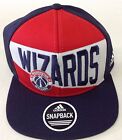 Nba Washington Wizards Adidas Snap Back Cap Hat Beanie Style #Vw77z New!
