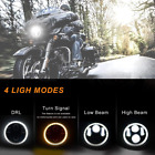 5.75 5/3/4"Inch Round LED Headlight Angle Eyes Passing Lights For Night Train