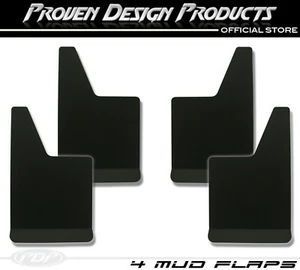2015+ Ford Raptor GEN1 or GEN2 Mud Flaps Splash Guards SVT Raptor Flaps BLACK - Picture 1 of 2