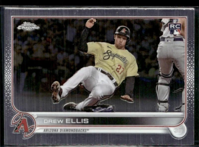 2022 Topps Chrome Sonic Base - Drew Ellis - #77 - Image 1 of 2