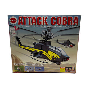 Cox Attack Cobra -Free Flight Helicopter .049 Engine  MISB 1997