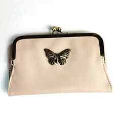 Nude butterfly wallet clutch purse NWOT