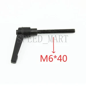Maschinen M6 x 40 mm Gewindeknauf verstellbarer Griff Spannhebel - Bild 1 von 3