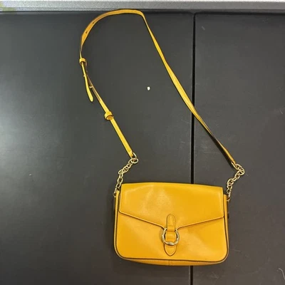 Polo Ralph Lauren Women's Yellow Shoulder Bag - Image 1 of 4