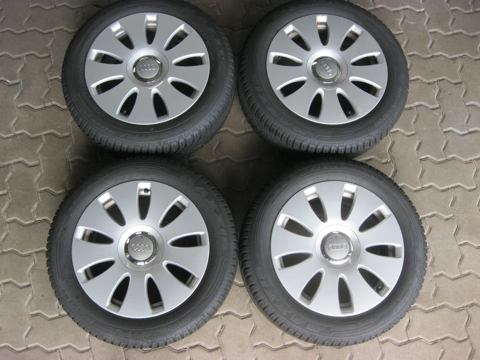 Kompletträder Alufelgen Ganzjahresreifen Audi A4 B7 8E 7Jx16 ET42 205/55R16 94V - Bild 1 von 4