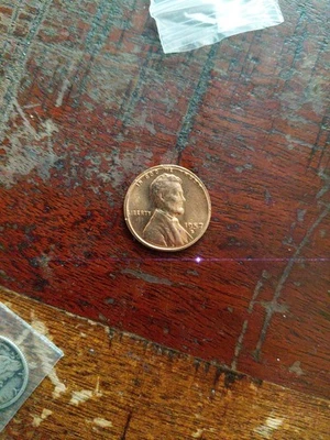 1957 D Lincoln Wheat Cent Cud RCD-1C-1957D-09R Rare Mint Error - Image 1 of 4