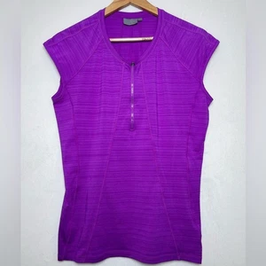Camiseta sin mangas Athleta Pacifica púrpura muscular activa informal para mujer talla grande - Imagen 1 de 5