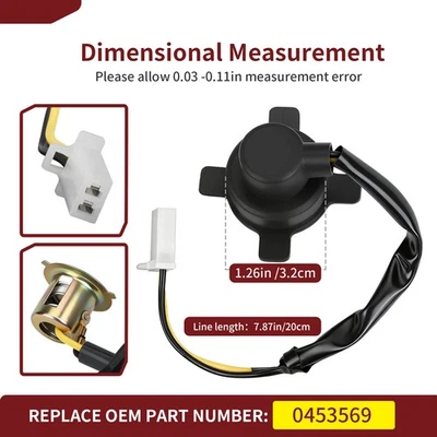 Enchufe de faro 0453569 para Polaris Outlaw Sportsman 90 2007-2016 RZR 170 2009 Foto 1 de 4