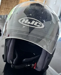 HJC Motorradhelm Größe L - Schwarz Matt - Bild 1 von 4