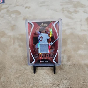 TREVOR STORY 2022 PANINI ABSOLUTE ESTABLISHED THREADS RED SPECTRUM RELIC 39/49🔥 - Picture 1 of 2