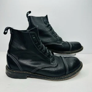 Stivali Allen Edmonds Normandy con punta a cappuccio da uomo taglia 9 in pelle nera made in USA stivali - Foto 1 di 10