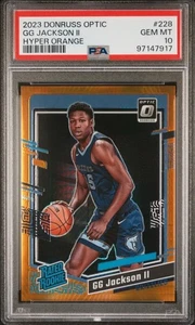 GG Jackson II 2023 Donruss Optic Rated #228 Rookie Hyper Orange 91/99 PSA 10 - Bild 1 von 2