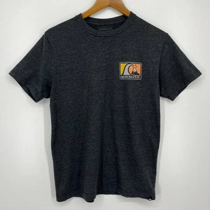 Quiksilver T-Shirt Herren Gr. M grau Kurzarm Rundhals doppelseitiges Logo - Bild 1 von 11