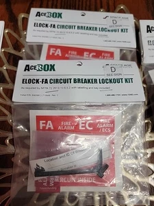 2pk- ELOCK-FA, E-Series Fire Circuit Breaker Lockout for Safety Kit - Picture 1 of 2