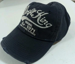 Drift King Trucker Mütze, Baseball Cap Retro Vintage Original bestickt Navy Wow - Bild 1 von 8