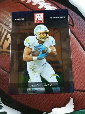 AUSTIN EKELER 2022 Donruss Elite Football 2002 Elite Card  Los Angeles Chargers - Image 1 of 2