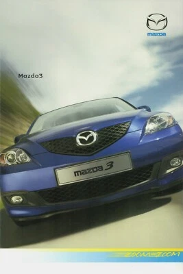 Mazda 3 2006-07 UK Market Sales Brochure Sport TS2 TS S 1.6 2.0 1.6D 2.0D - Image 1 of 4
